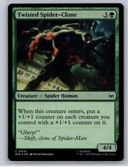 Magic: The Gathering - Spider-Man - Twisted Spider-Clone - Foil - Common - Image 1