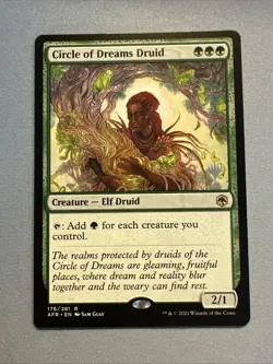 Circle of Dreams Druid - Promo Pack Adventures in the Forgotten Realms (#176) NM - Image 1