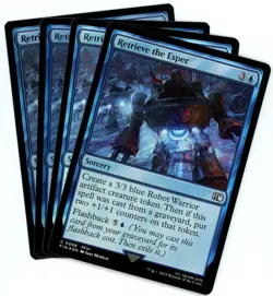 x4 Retrieve the Esper - Foil - 0068 - Final Fantasy - MTG - NM/M - Image 1