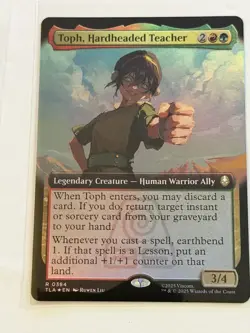 Toph, Hardheaded Teacher Extended Art Avatar: The Last Airbender Foil 384 - Image 1