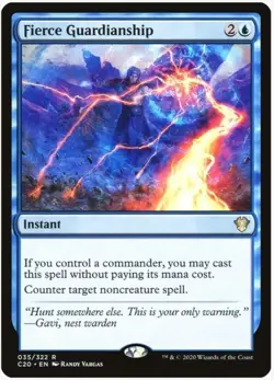 Fierce Guardianship MTG Commander 2020 NM/LP - Image 1