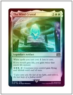 The Wind Crystal Final Fantasy Foil R 0043 Magic The Gathering - Image 1