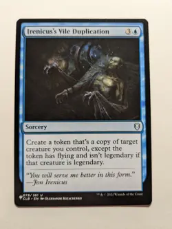 Irenicus's Vile Duplication The List Reprints Regular MtG 078/361 - Image 1