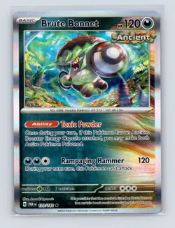Pokemon TCG Brute Bonnet - 123/182 SV04: Paradox Rift Holo NM - Image 1