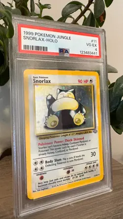 1999 Pokemon Jungle Snorlax HOLO #11 PSA 4 - Image 1