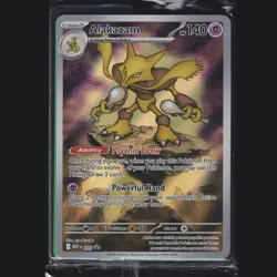 Alakazam MEP009 Black Star ETB Full Art Promo Pokemon TCG *SEALED* - Image 1
