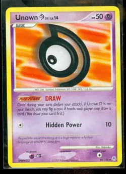 Pokemon UNOWN D 68/130 Diamond & Pearl - NEAR MINT/MINT - Image 1