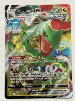 Rayquaza VMAX Crown Zenith Holo Ultra Rare Card 101/159 NM Condition - Image 1