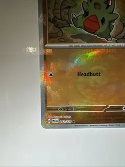 Pokemon Larvitar Master Ball Pattern Holo Card 047/131 Prismatic Evolutions NM - Image 4