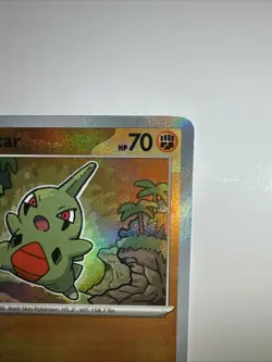 Pokemon Larvitar Master Ball Pattern Holo Card 047/131 Prismatic Evolutions NM - Image 5