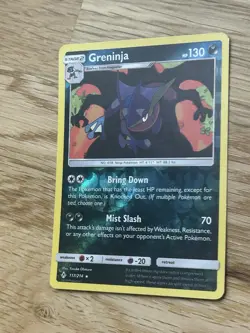 Pokemon TCG Cards Greninja 117/214 Unbroken Bonds Reverse Holo Rare Near Mint - Image 1