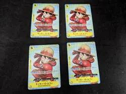 ONE PIECE Card Game Luffy p-103 promotion card set 2025 McDonalds pack 4set - Image 1