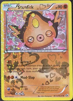 Stunfisk RC12/RC25 Legendary Treasures: Radiant Collection Holo - Pokemon Card - Image 1