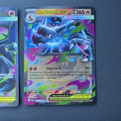 Mega Charizard x EX 109/094 and EX 013/094 Phantasmal Flames NM 2 Card Lot ME02 - Image 3