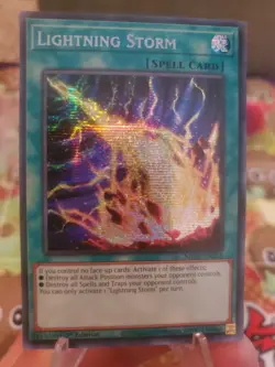 Lightning Storm MP22-EN253 2022 Tin of the Pharaoh's Gods 1st Ed. Yugioh Card - Image 1