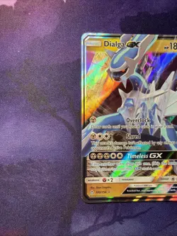 Pokemon Card TCG Dialga GX 100/156 Holo Ultra Rare Card SM Ultra Prism NM/Lp - Image 2