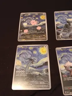 6 Starry Night Pokemon x Van Gogh Promo Card - NM - Image 2