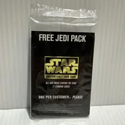 Star Wars CCG Decipher Jedi Pack 11-Card Premium Set SEALED - Image 1