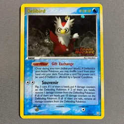 Delibird 21/109 EX Team Rocket Returns REVERSE HOLO RARE Pokemon Card English LP - Image 1