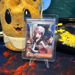 Hilda 164/086 Full Art Ultra Rare White Flare Holo Pokemon TCG Card - Image 1