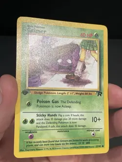 Pokemon Card 1ST EDITION Grimer Team Rocket 57/82 WotC Vintage 2000 NM - Image 3