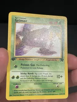 Pokemon Card 1ST EDITION Grimer Team Rocket 57/82 WotC Vintage 2000 NM - Image 4