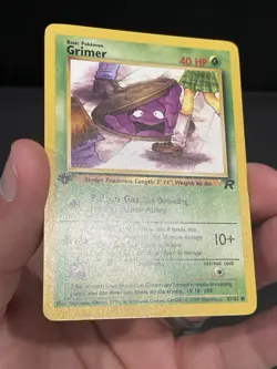 Pokemon Card 1ST EDITION Grimer Team Rocket 57/82 WotC Vintage 2000 NM - Image 5