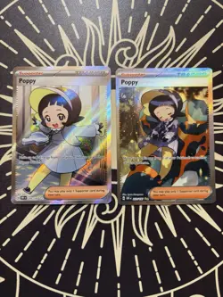 Poppy Pokemon Trainer SIR UR Card Lot Obsidian Flames Full Art Foil - Image 1