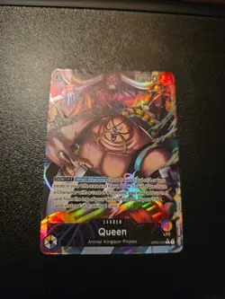 One Piece CCG Queen Foil Card L ☆ OP04-040 - Image 1