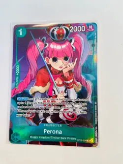 OP09-034-Perona-Rare-Foil- One Piece TCG Card-English- Illustration Box Vol.4 - Image 1