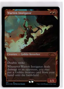 Warren Instigator Foil Secret Lair Drop 157 LP x1 MTG Magic: the Gathering - Image 1