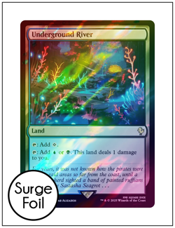 1x Underground River, Surge Foil, Final Fantasy, Magic MTG NM - Image 1