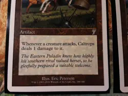 Caltrops 7th Edition X2 (PANGOLIN MTG) X2 Front MINT/NM+ Back LP SeePics! - Image 3