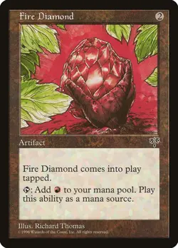 Mirage Fire Diamond MTG Magic the Gathering NM - Image 1