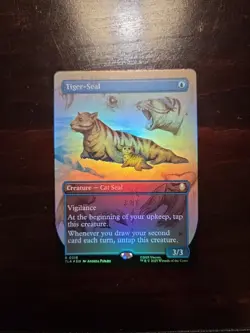 MTG Avatar-The Last Airbender: Tiger-Seal(Borderless Foil) - Image 1