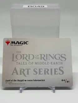1x Art Series LORD OF THE NAZGUL - MTG Lord of The Rings - MINT NM FRESH 64/81 - Image 2