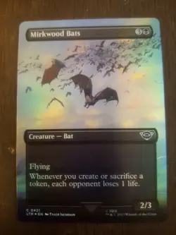 Mirkwood Bats (Borderless) Universes Beyond: the Lord of the Rings: Tales of... - Image 1