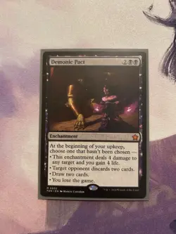 MTG Demonic Pact ** Foundations ** English (NM) - Image 1