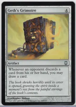 1x Geth's Grimoire - Darksteel - Near Mint - Image 1