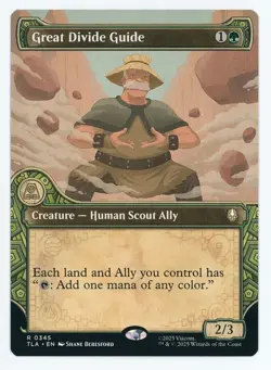Great Divide Guide #0345 (Showcase) MTG Avatar: The Last Airbender Magic - Image 1