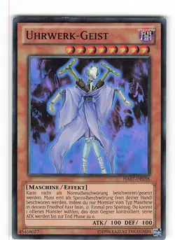 Yugioh UHRWERK-GEIST , ha07-de038 Super Rare deutsch Near Mint - Image 1
