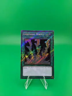 Yu-Gi-Oh! Lightning Vortex RA03-EN148 Platinum Secret Rare - Image 1