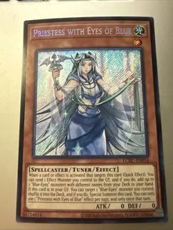 Priestess with Eyes of Blue LCKC-EN016 Legendary Collection Kaiba (2020 Date... - Image 1