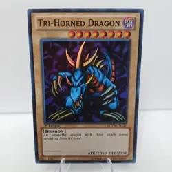 Tri-Horned Dragon LCYW-EN157 Holo Super Rare 1st Edition Yu-Gi-Oh LP-M - Image 1