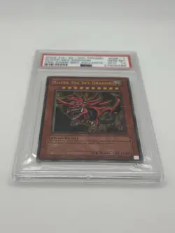 Slifer the Sky Dragon 2003 YuGiOh! English GBA GBI-001 Vintage PSA 10 - Image 4
