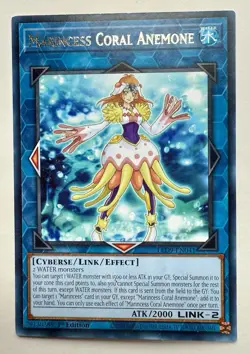 Yugioh! Marincess Coral Anemone - LED9-EN041 - Rare - 1st Edition - Image 1