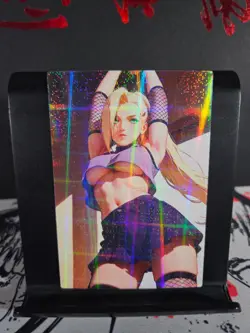 Ino Yamanaka Naruto Art Card Holo Glitter Anime Sexy Waifu CCG - Image 1