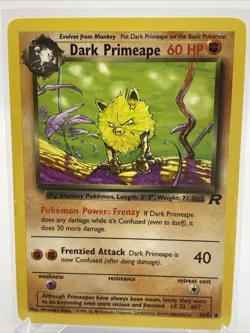 Dark Primeape - 43/82 - Uncommon - Team Rocket - Pokemon Card - NM/M - Image 1