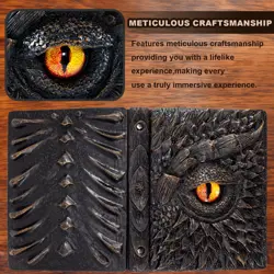 Trading Card Binder-3D Dragon Eye Embossed Fits 400 Cards Card Collector Albu... - Image 3