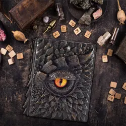 Trading Card Binder-3D Dragon Eye Embossed Fits 400 Cards Card Collector Albu... - Image 5